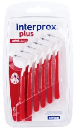 INTERPROX PLUS MINICONICO ROSSO 6 PEZZI - farmacia187.it