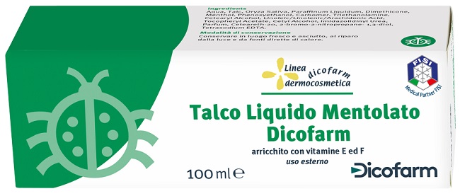DICOFARM TALCO LIQUIDO MENTOLATO 100 ML - farmacia187.it