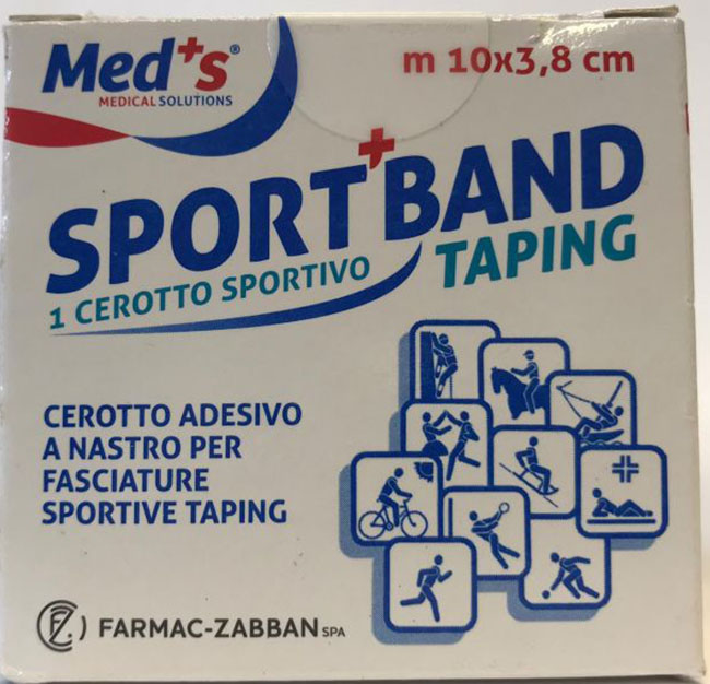 CEROTTO MEDS TELA BIANCA SPORTIVO 1000X3,8 CM - farmacia187.it
