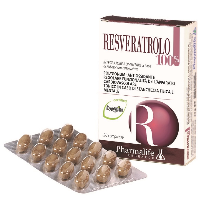 RESVERATROLO 100% 30 COMPRESSE - farmacia187.it