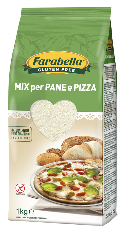 FARABELLA FARINA PREPARATO PANE/PIZZA 1 KG - farmacia187.it