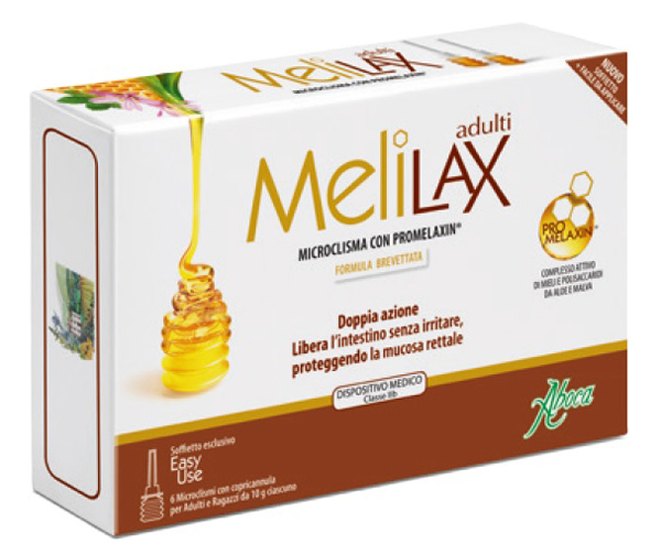 MELILAX ADULTI MICROCLISMI 6 PEZZI 10 G - farmacia187.it