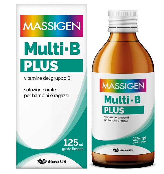 MASSIGEN MULTI-B PLUS VITAMINE DEL GRUPPO B 125 ML - farmacia187.it