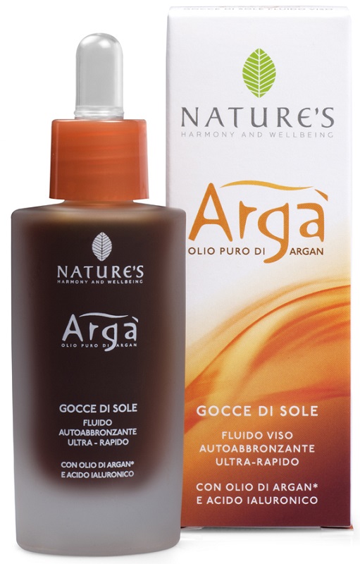 ARGA' GOCCE DI SOLE VISO FLUIDO AUTOABBRONZANTE 30 ML NATURE'S - farmacia187.it
