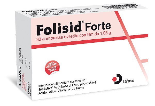 FOLISID FORTE 30 COMPRESSE 3,9 G - farmacia187.it