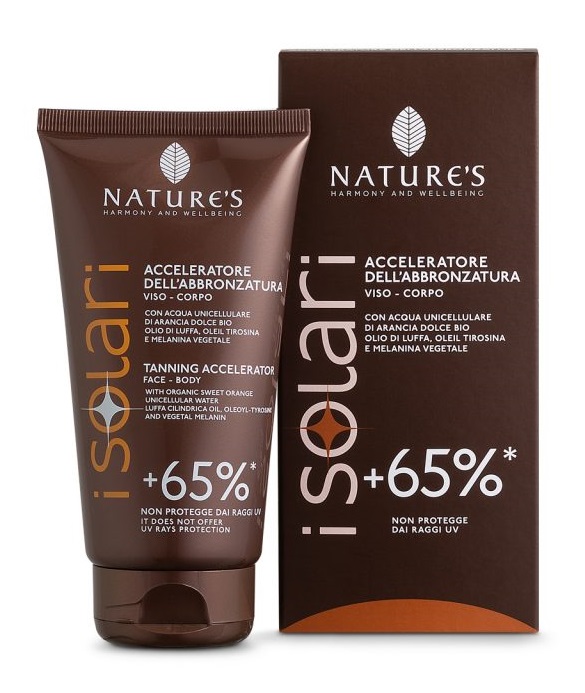 NATURE'S I SOLARI ACCELERATORE DELL'ABBRONZATURA +65% 150 ML - farmacia187.it