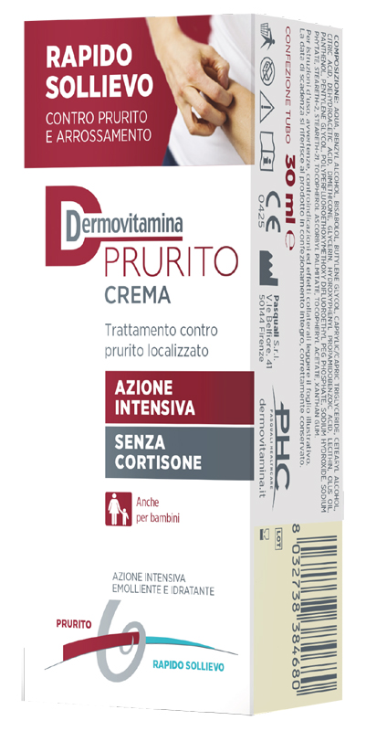 DERMOVITAMINA PRURITO CREMA AZIONE INTENSIVA SENZA CORTISONE 30 ML - farmacia187.it