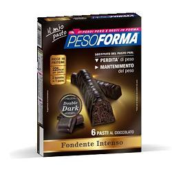 PESOFORMA BARRETTA DOUBLE DARK 6 PASTI 12 X 31 G - farmacia187.it