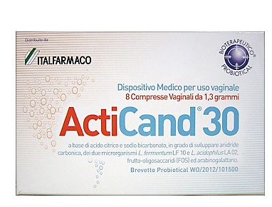 ACTICAND 30 8 COMPRESSE VAGINALI - farmacia187.it