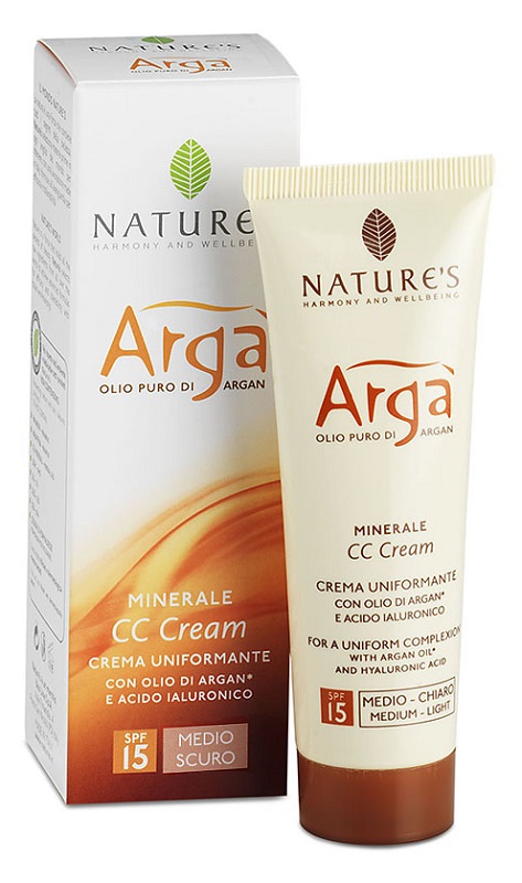 ARGA' CC CREAM VISO MEDIO SCURA 50 ML NATURE'S - farmacia187.it