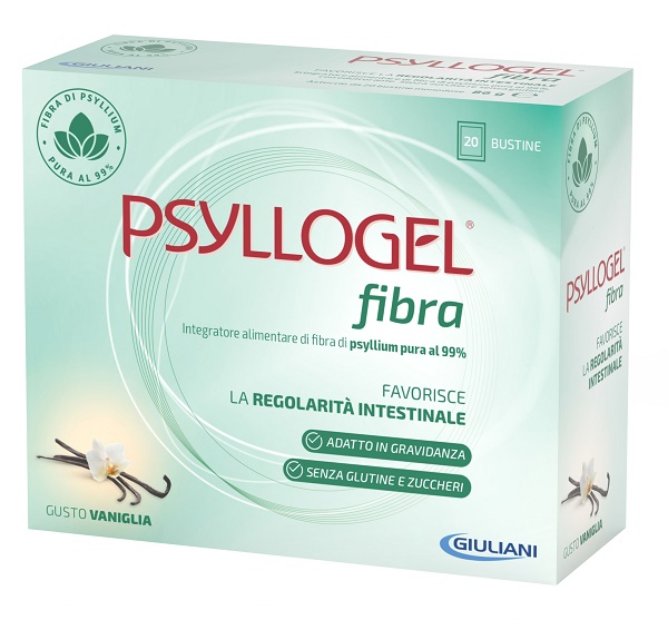 PSYLLOGEL FIBRA VANIGLIA 20 BUSTINE - farmacia187.it
