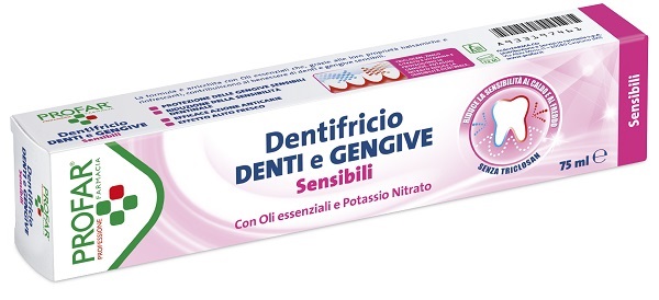 DENTIFRICIO DENTI E GENGIVE SENSIBILI 75 ML PROFAR - farmacia187.it