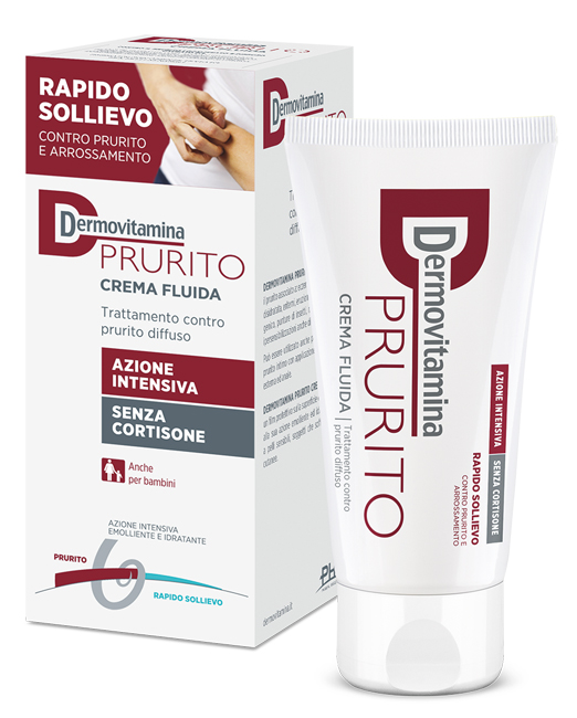 DERMOVITAMINA PRURITO CREMA FLUIDA AZIONE INTENSIVA SENZA CORTISONE 150 ML - farmacia187.it
