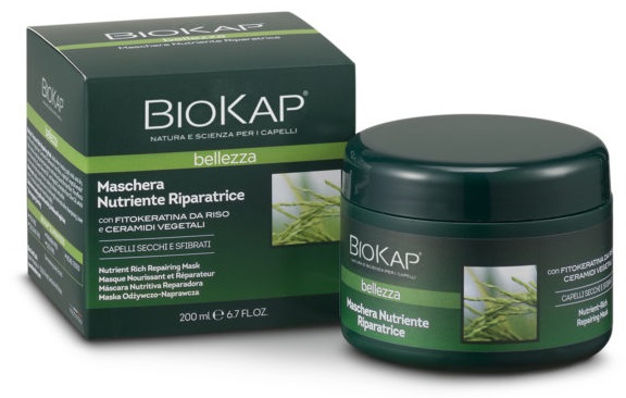 BIOKAP BELLEZZA MASCHERA NUTRIENTE/RIPARATRICE 200 ML BIOSLINE - farmacia187.it