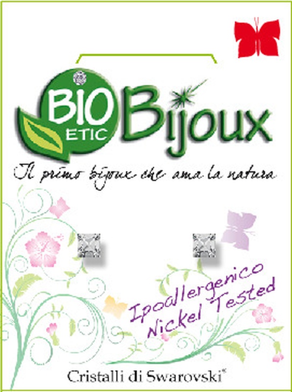 ORECCHINO CARRE' 3MM CRYSTAL - farmacia187.it