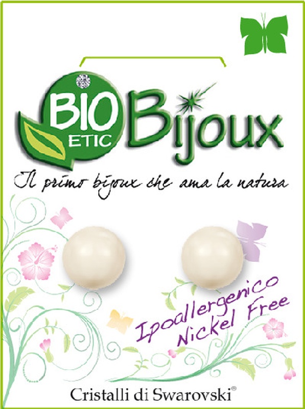 ORECCHINO PERLA 8MM CREAM - farmacia187.it