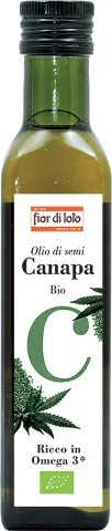 FIOR DI LOTO OLIO DI SEMI DI CANAPA BIO 250 ML - farmacia187.it