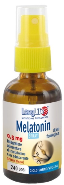 LONGLIFE MELATONIN SPRAY 0,5MG 30 ML - farmacia187.it