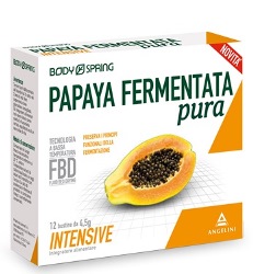 BODY SPRING PAPAYA FERMENTATA PURA INTENSIVE 12 BUSTINE - farmacia187.it