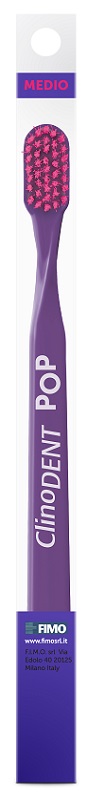 CLINODENT POP VIOLA SPAZZOLINO DA DENTI MEDIO - farmacia187.it