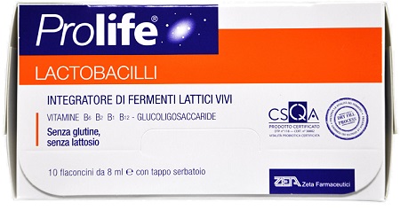 PROLIFE LACTOBACILLI 10 FLACONCINI 8 ML - farmacia187.it