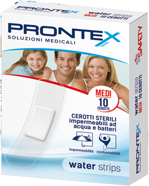 CEROTTO PRONTEX WATER STRIPS MEDIO 10 PEZZI - farmacia187.it