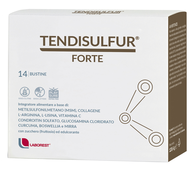 TENDISULFUR FORTE 14 BUSTE 119 G - farmacia187.it