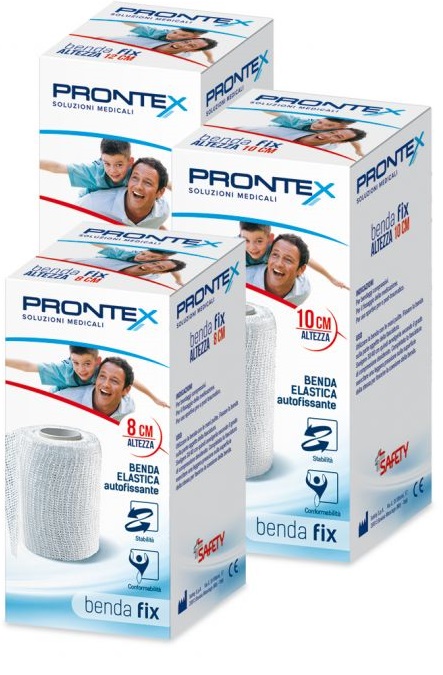BENDA ELASTICA PRONTEX FIX AUTOFISSANTE 12 CM DI ALTEZZA PER4 METRI IN ESTENSIONE 1 PEZZO - farmacia187.it