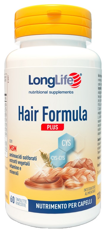 LONGLIFE HAIR FORMULA PLUS 60 TAVOLETTE - farmacia187.it