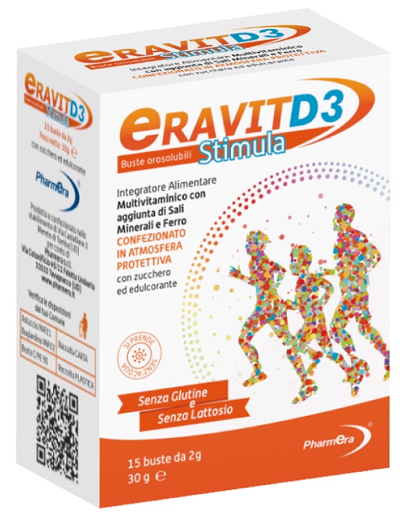 ERAVIT D3 STIMULA 15 BUSTINE STICK PACK 2 G - farmacia187.it