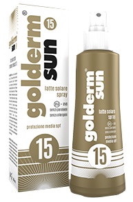 GOLDERM SUN SPF 15 SPRAY 200 ML - farmacia187.it