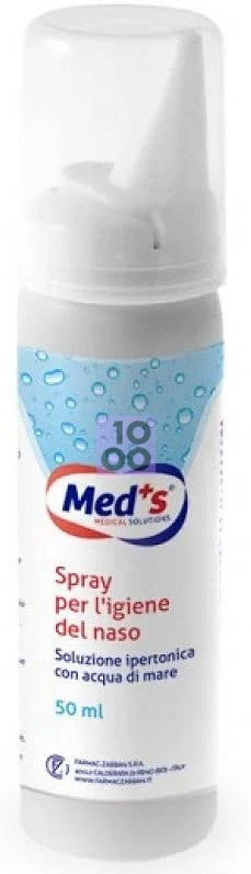 SPRAY MEDS IPERTONICO ACQUA NASO 50 ML - farmacia187.it