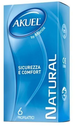 PROFILATTICO ANSELL AKUEL BY MANIX NATURAL B 6 PEZZI - farmacia187.it
