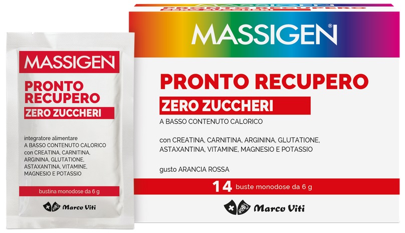 MASSIGEN PRONTO RECUPERO ZERO ZUCCHERI 14 BUSTINE - farmacia187.it