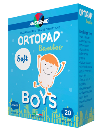 CEROTTO OCULARE PER ORTOTTICA ORTOPAD SOFT BOYS JUNIOR 20 PEZZI - farmacia187.it