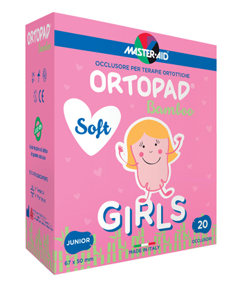 CEROTTO OCULARE PER ORTOTTICA ORTOPAD SOFT GIRLS JUNIOR 20 PEZZI - farmacia187.it