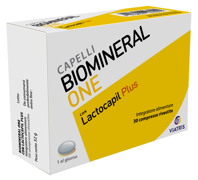 BIOMINERAL ONE LACTOCAPIL PLUS 30 COMPRESSE - farmacia187.it