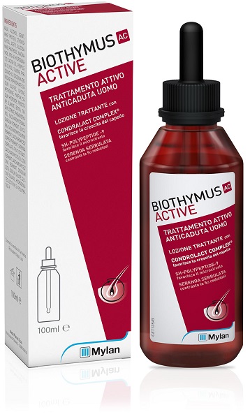 BIOTHYMUS AC ACTIVE TRATTAMENTO ATTIVO ANTICADUTA UOMO LOZIONE 100 ML - farmacia187.it