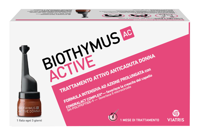 BIOTHYMUS AC ACTIVE TRATTAMENTO ATTIVO ANTICADUTA DONNA 10 FIALE - farmacia187.it