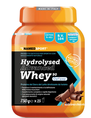 HYDROLYSED ADVANCED WHEY DELICIOUS CHOCOLATE BARATTOLO POLVERE ORALE 750 G - farmacia187.it