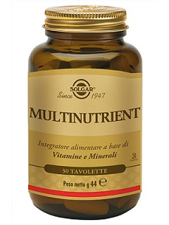 MULTINUTRIENT SOLGAR 30 TAVOLETTE - farmacia187.it