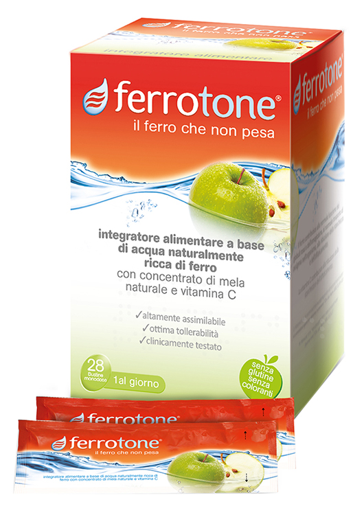 FERROTONE APPLE 28 SACCHETTI 25 ML - farmacia187.it