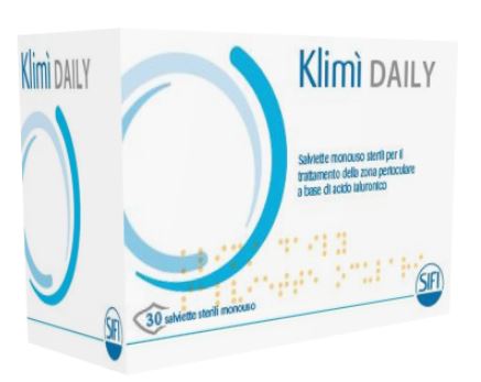KLIMI' DAILY 30 SALVIETTINE DETERGENTI MONOUSO STERILI PER L'IGIENE OCULARE - farmacia187.it