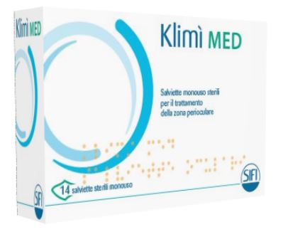 KLIMI' MED 14 SALVIETTINE DETERGENTI MONOUSO STERILI PER L'IGIENE OCULARE - farmacia187.it