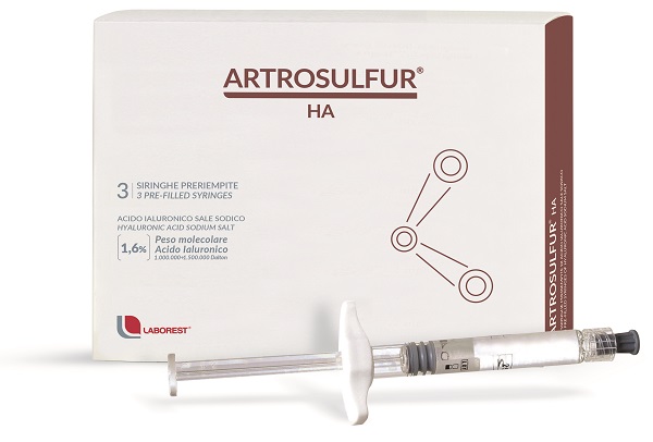 SIRINGA INTRA-ARTICOLARE ARTROSULFUR HA ACIDO IALURONICO 1,6% 2 ML 3 PEZZI - farmacia187.it