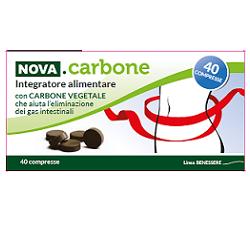NOVA CARBONE VEGETALE 40 COMPRESSE - farmacia187.it