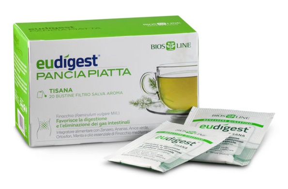 BIOSLINE EUDIGEST TISANA DOPOPASTO 20 BUSTE 40 G - farmacia187.it