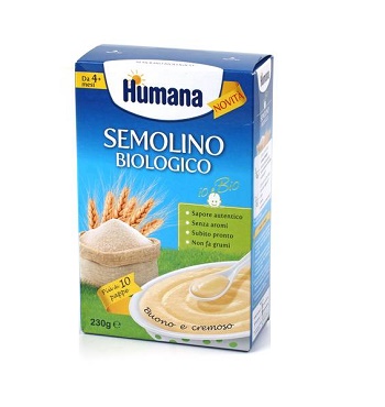 HUMANA SEMOLINO BIOLOGICO 230 G - farmacia187.it
