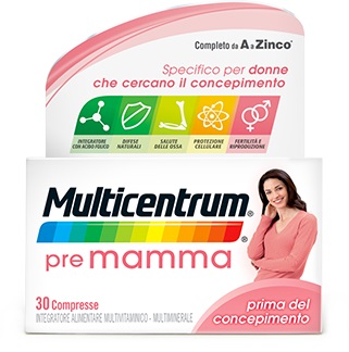 MULTICENTRUM PRE MAMMA 30 COMPRESSE - farmacia187.it