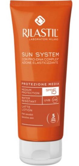 RILASTIL SUN SYSTEM PHOTO PROTECTION THERAPY SPF15 LATTE 100 ML - farmacia187.it